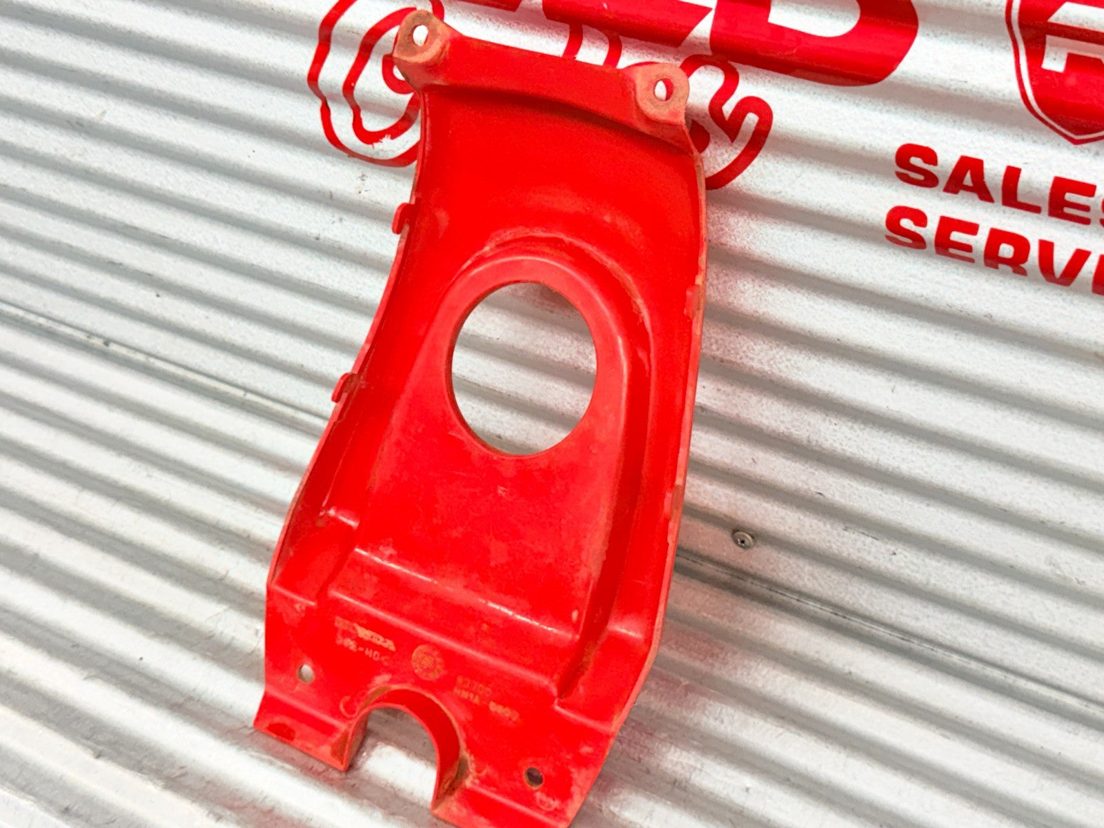 1999-2004 Honda TRX400EX 400EX Red Fuel Gas Tank Cover Panel OEM 83700-HN1-000ZA