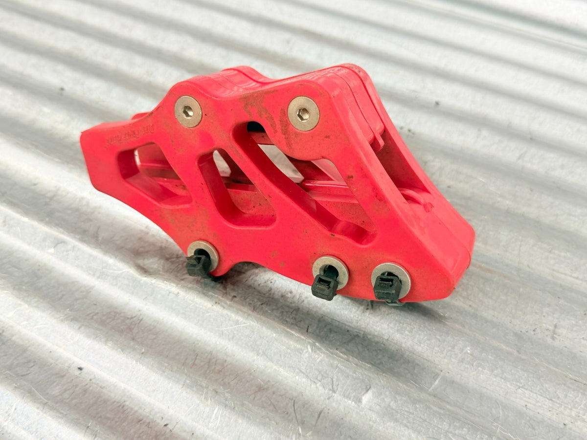 05-06 Honda CRF250R Dirt Power Racing Rear Chain Guide Red 52146-KRN-711