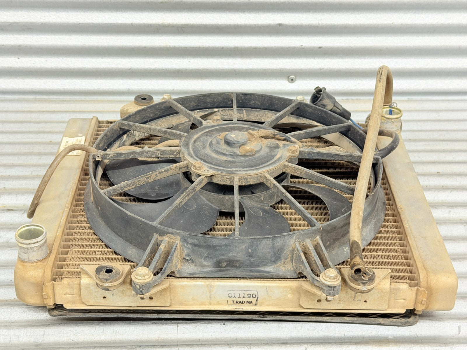 2010 Kawasaki Teryx 750 Radiator & Cooling Fan OEM 59502-0047