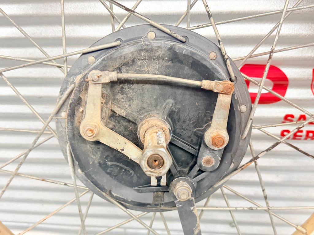 1984 Husqvarna WR125 WR250 WR500 OEM Front Wheel Rim Hub Brake Drum Assembly