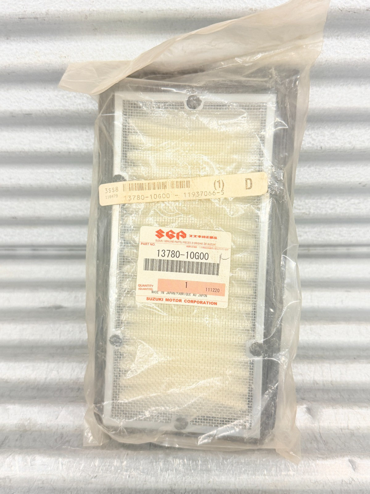 New OEM Suzuki Burgman 650 AN650 03-18 Air Filter Cleaner 13780-10G00