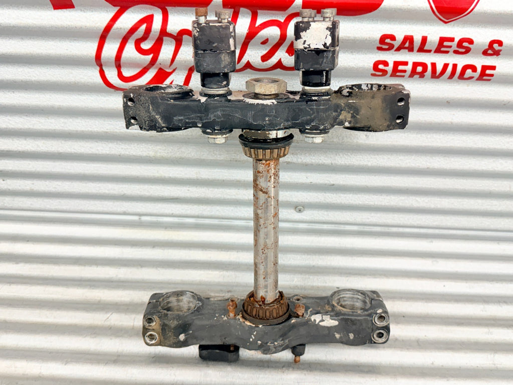 1984 Husqvarna WR125 Upper Lower Triple Tree Steering Stem OEM 15 12 386-01