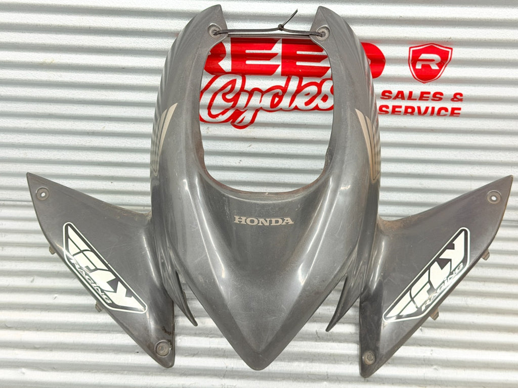 2008-2009 Honda TRX700XX 700XX OEM Front Nose Hood Cover Silver 61310-HP6-A00ZA