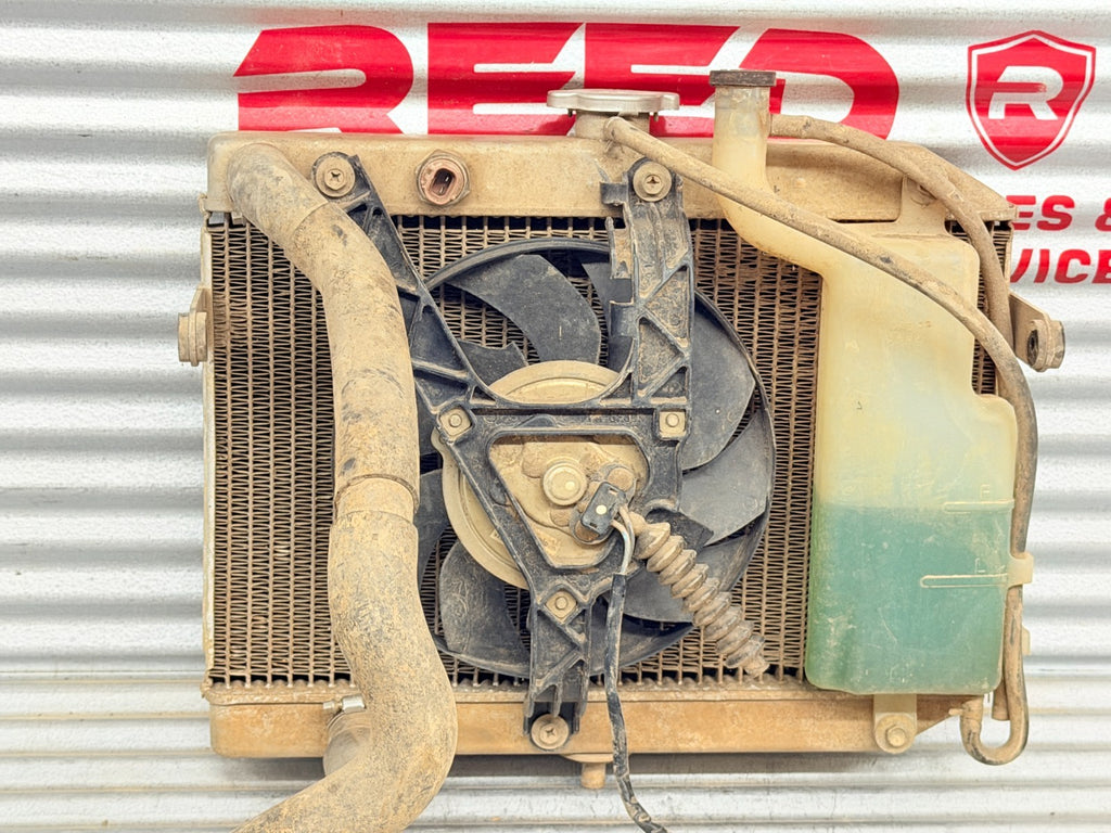 2013 Suzuki KingQuad 750 AXi Radiator & Cooling Fan 17710-31G20/ 17800-31G10