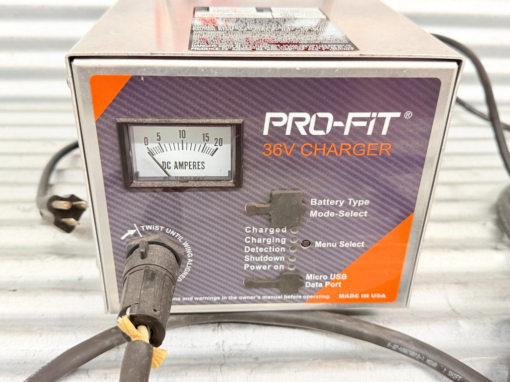 Pro-Fit 36V Golf Cart Battery Charger 18/16A Model 1-36018-04 Lead Acid