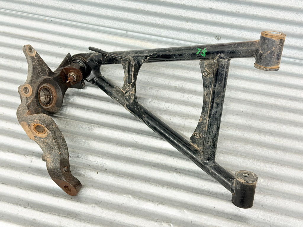 2010 Kawasaki Teryx 750 Left Front Knuckle with A-Arm OEM 39186-0096