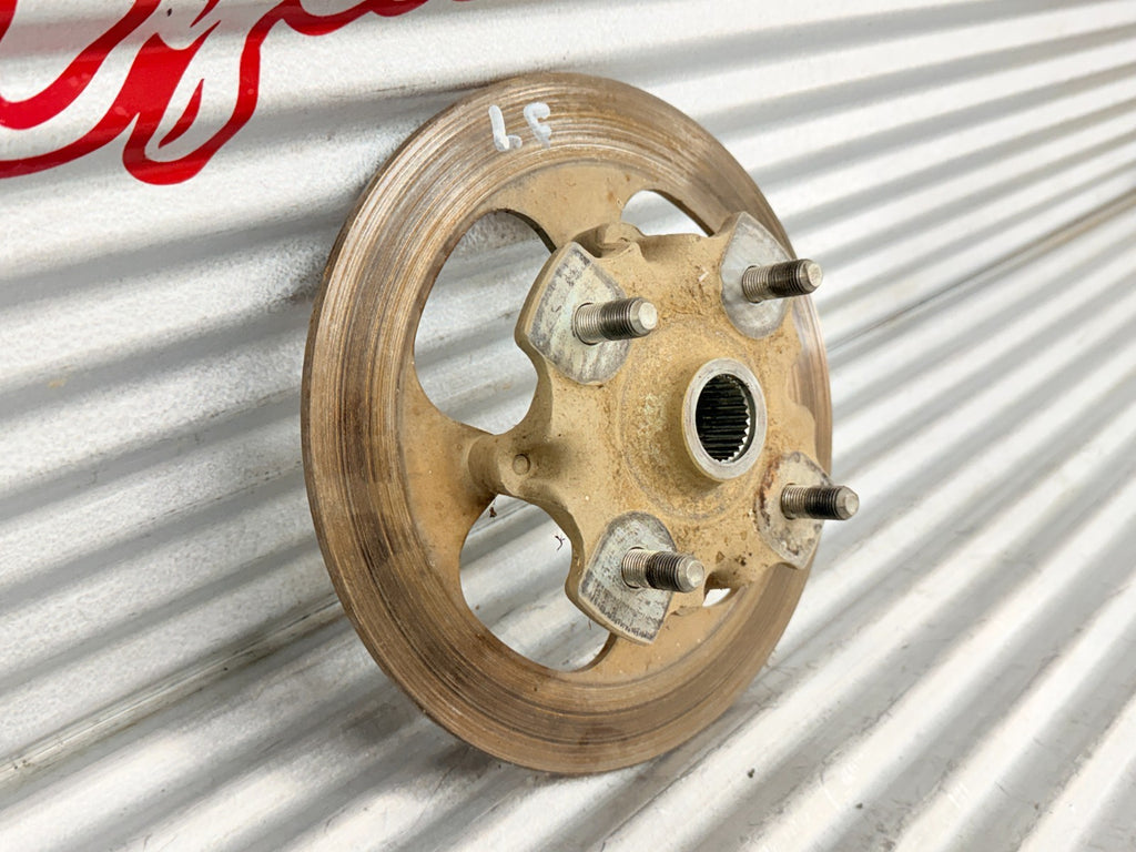 2017 Yamaha YXZ1000R SS Left Front Wheel Hub With Rotor OEM 2HC-F5111-00-00