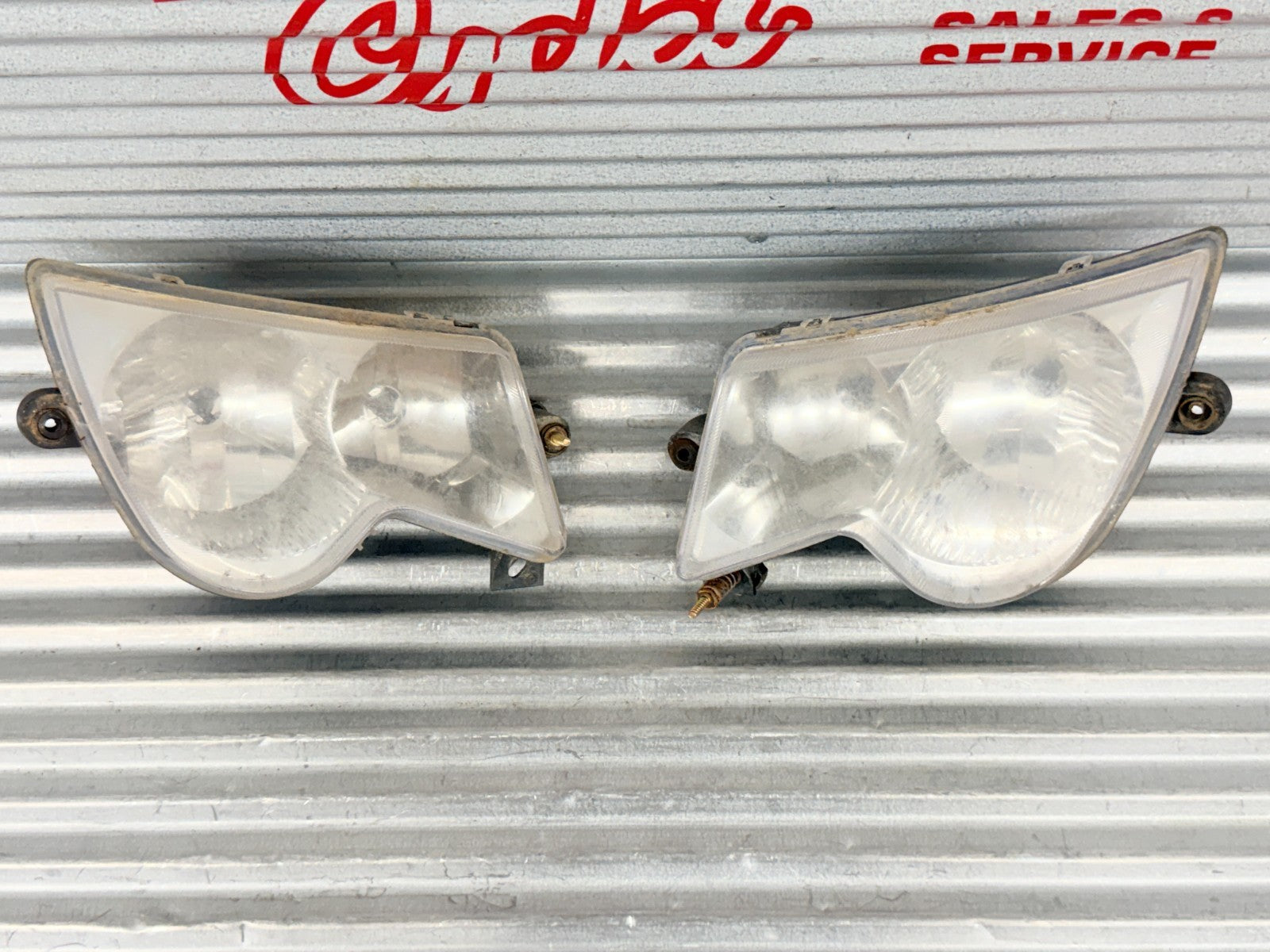 2007 Arctic Cat 400 4x4 ATV LH RH Headlight Assembly OEM 0509-028 0509-027