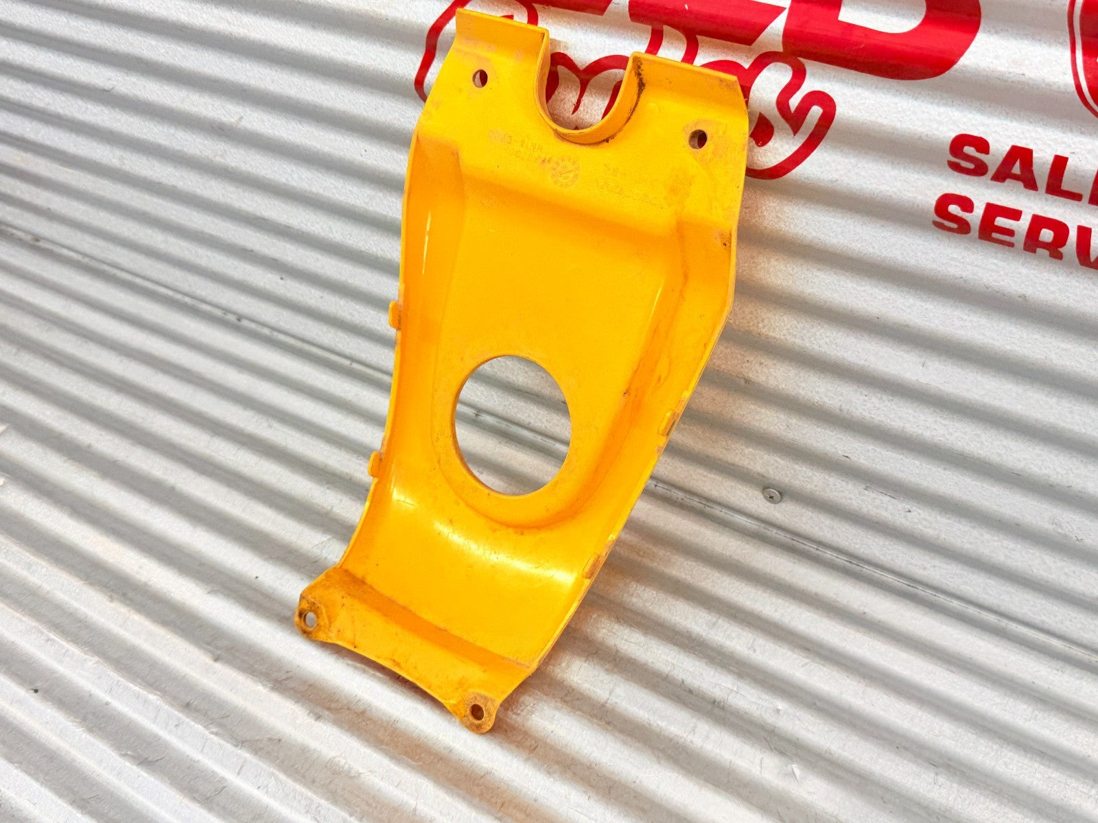 2001-2004 Honda TRX400EX Sportrax Yellow Fuel Tank Cover OEM 83700-HN1-000ZB