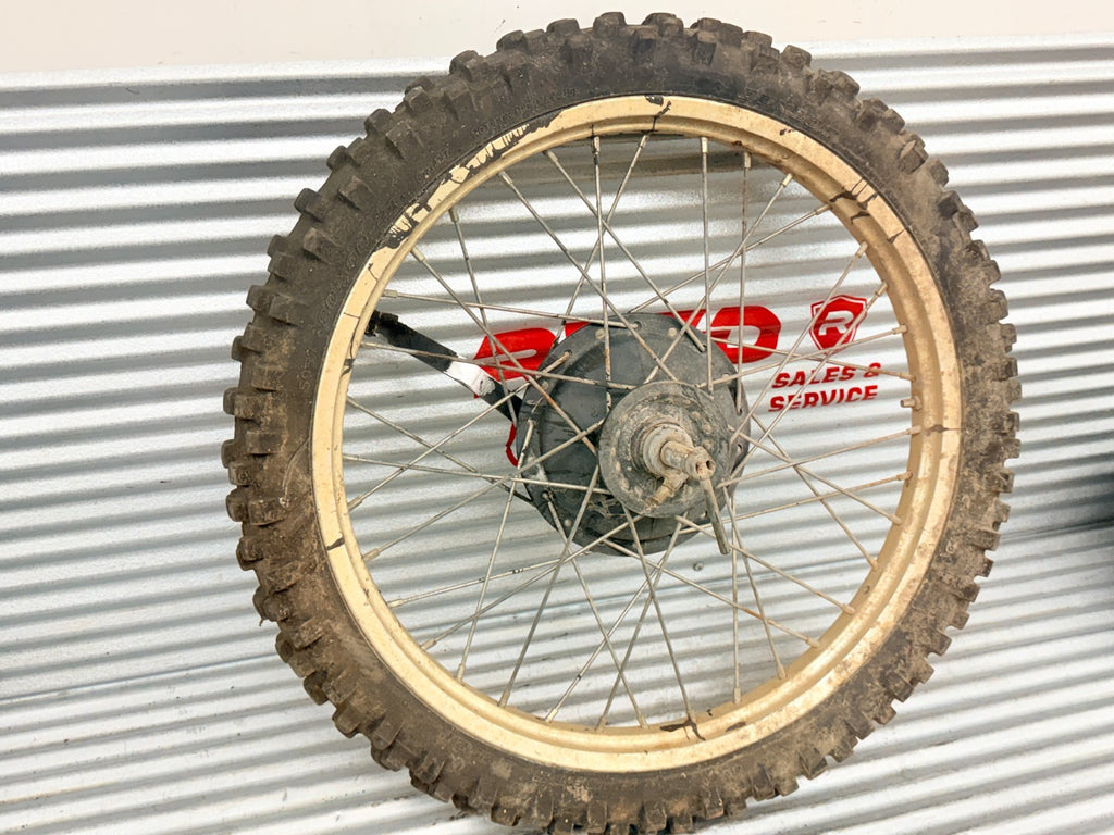 1984 Husqvarna WR125 WR250 WR500 OEM Front Wheel Rim Hub Brake Drum Assembly