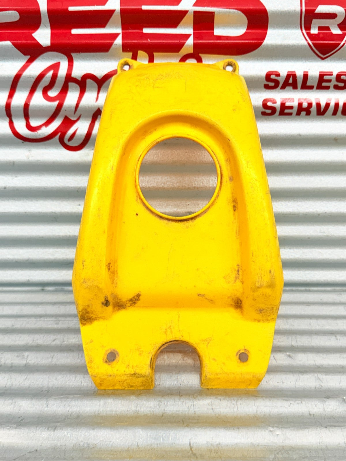 2001-2004 Honda TRX400EX Sportrax Yellow Fuel Tank Cover OEM 83700-HN1-000ZB