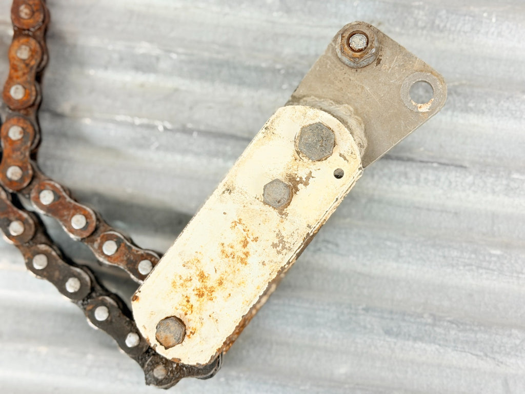 1984 Husqvarna WR 125 250 500 OEM Chain Guide Assembly w/ Drive Chain