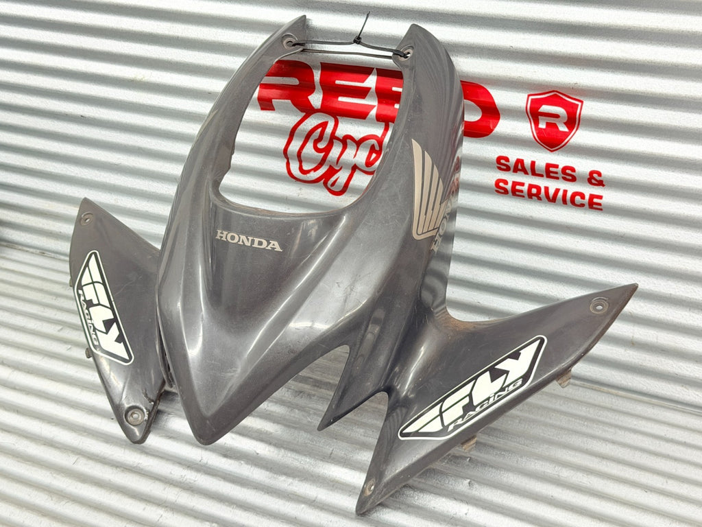 2008-2009 Honda TRX700XX 700XX OEM Front Nose Hood Cover Silver 61310-HP6-A00ZA