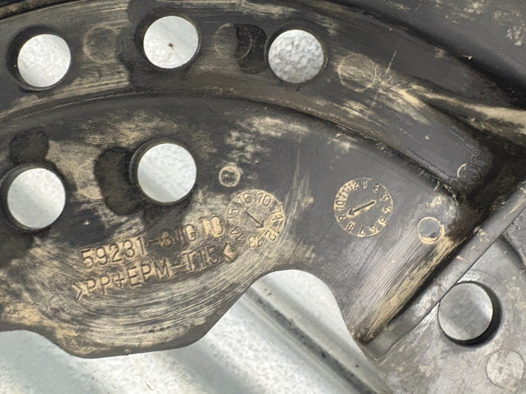 2013 Suzuki KingQuad 750 AXi Right Front Disc Cover OEM 59231-31G10