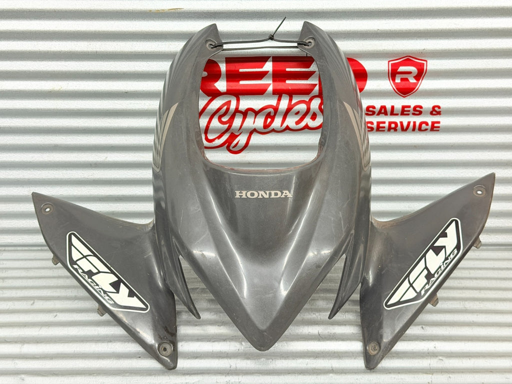 2008-2009 Honda TRX700XX 700XX OEM Front Nose Hood Cover Silver 61310-HP6-A00ZA