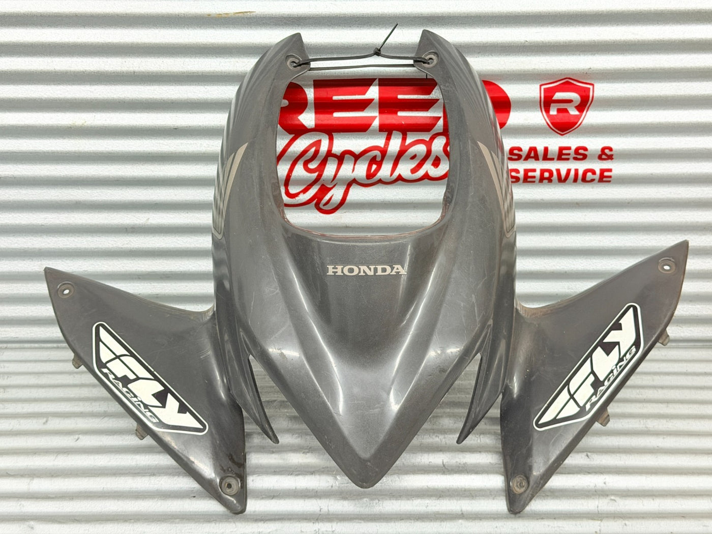 2008-2009 Honda TRX700XX 700XX OEM Front Nose Hood Cover Silver 61310-HP6-A00ZA