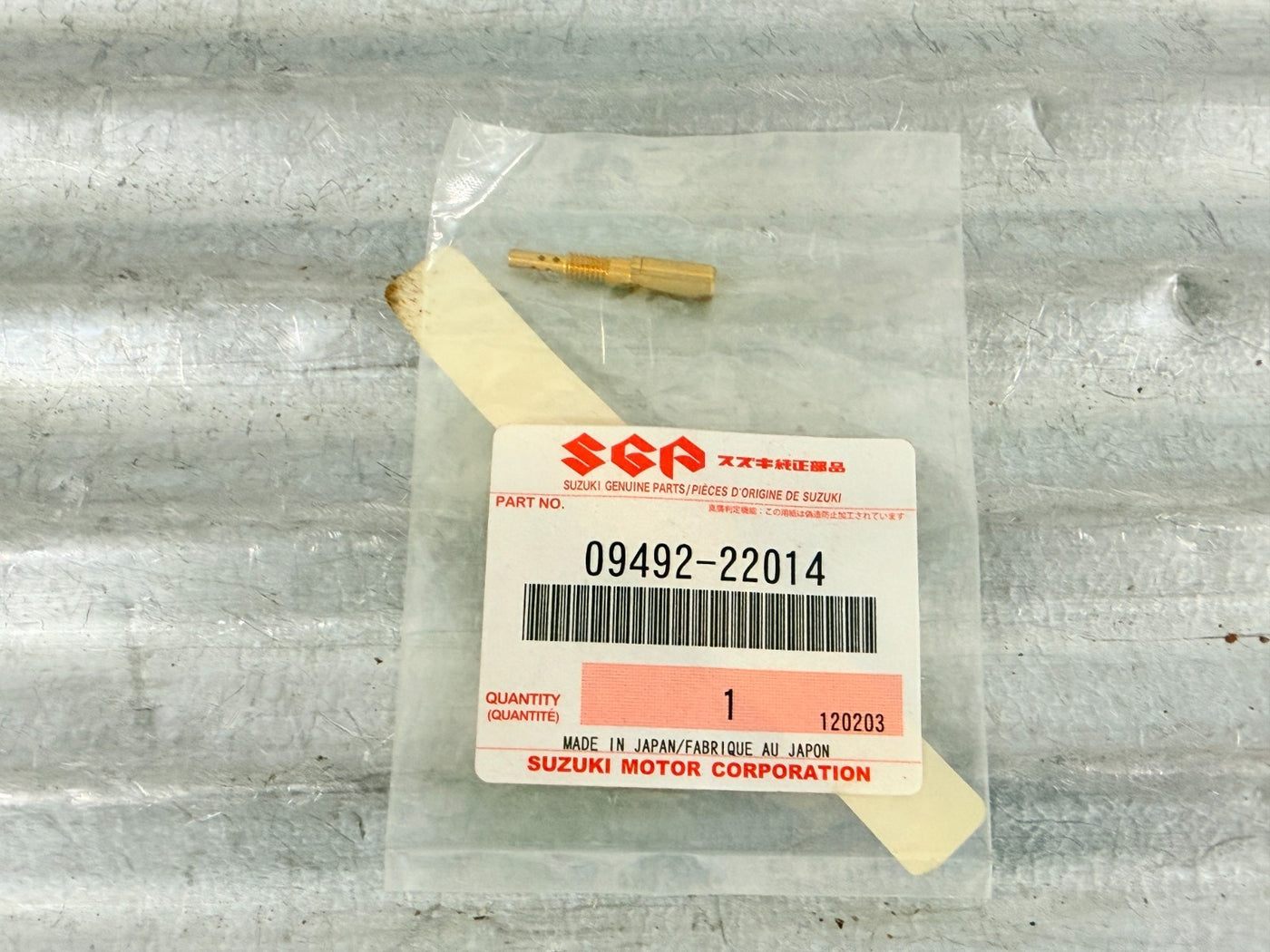 New OEM Suzuki DR-Z400S DR-Z400SM LT-Z400 Pilot Jet 22.5 09492-22014