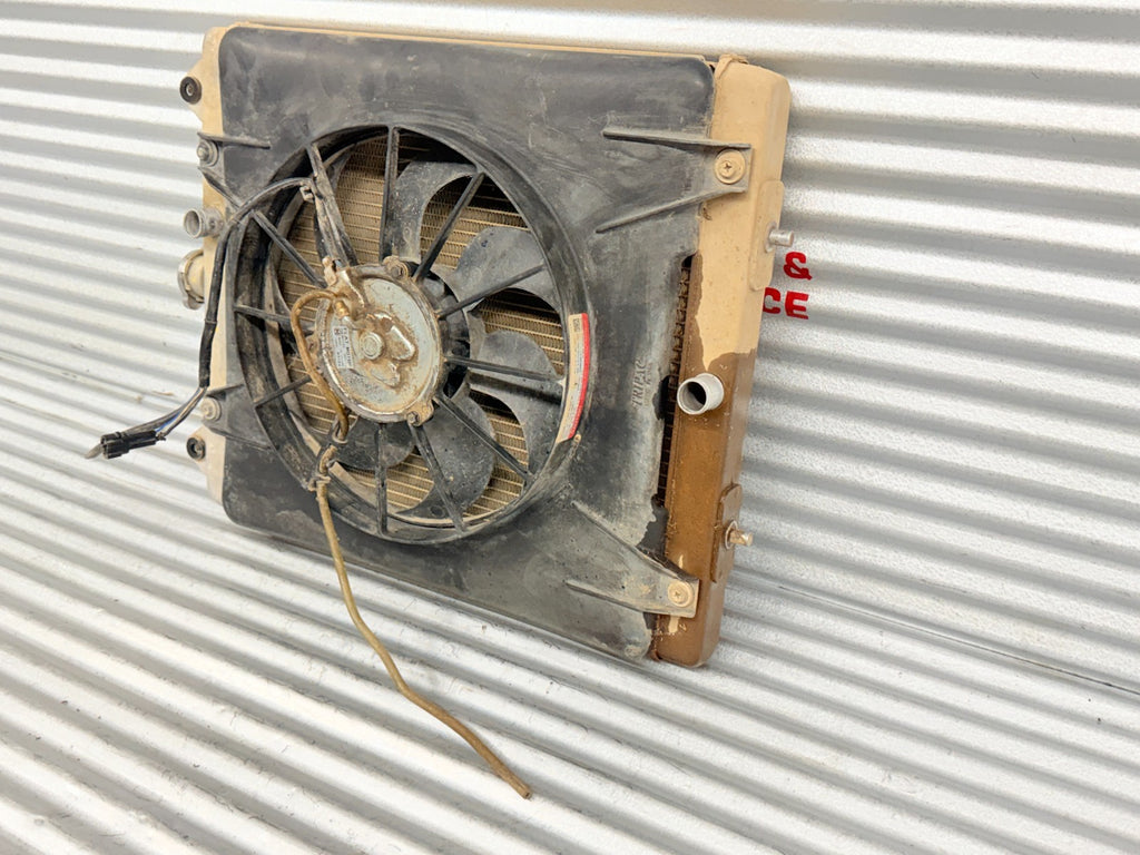2017 Yamaha YXZ1000R SS Radiator & Cooling Fan Assembly OEM 2HC-E2461-00-00