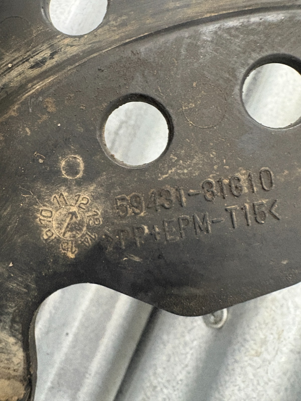 2013 Suzuki KingQuad 750 AXi Left Front Disc Cover OEM 59431-31G10