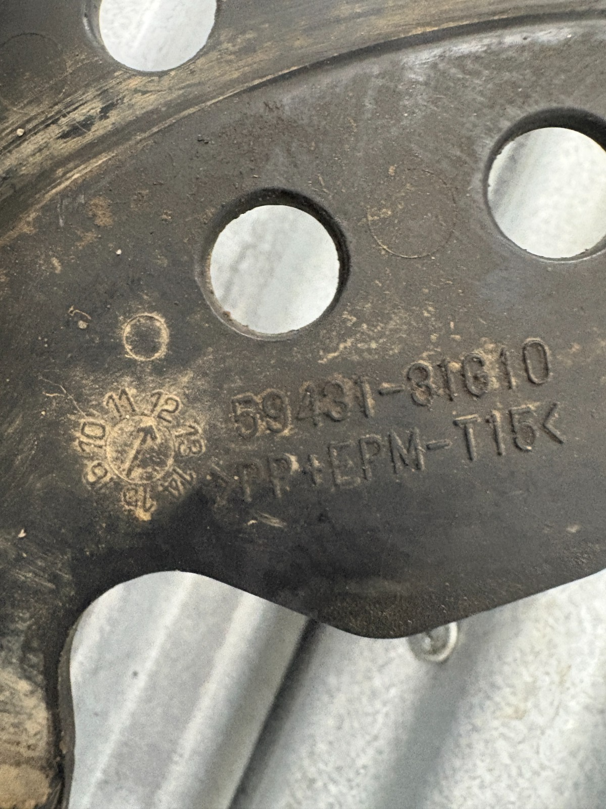 2013 Suzuki KingQuad 750 AXi Left Front Disc Cover OEM 59431-31G10