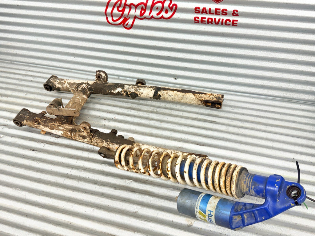 1984 Husqvarna CR WR XC OEM Swingarm Assembly W/ Rear Shocks Suspension