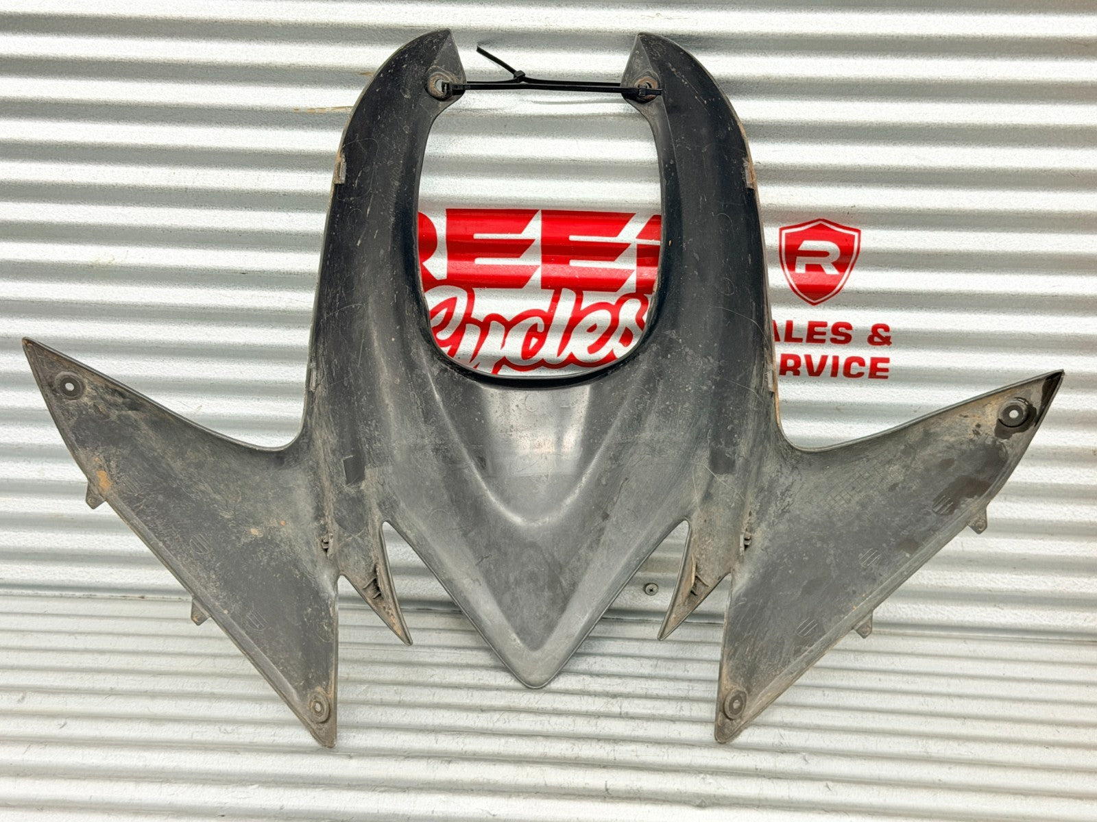 2008-2009 Honda TRX700XX 700XX OEM Front Nose Hood Cover Silver 61310-HP6-A00ZA