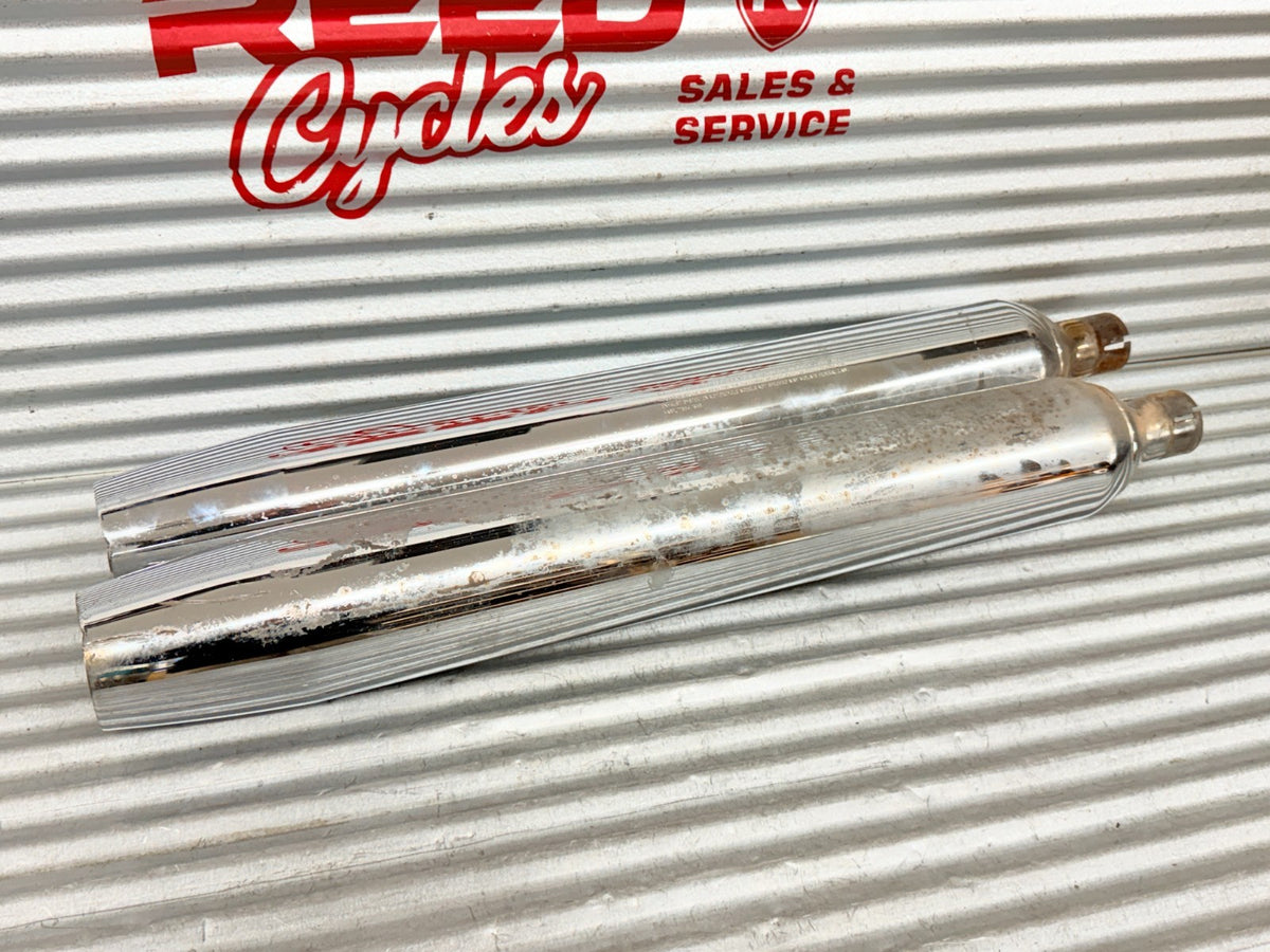 11-16 Harley Touring Road King Electra Glide OEM Mufflers 65538-09 65846-10A