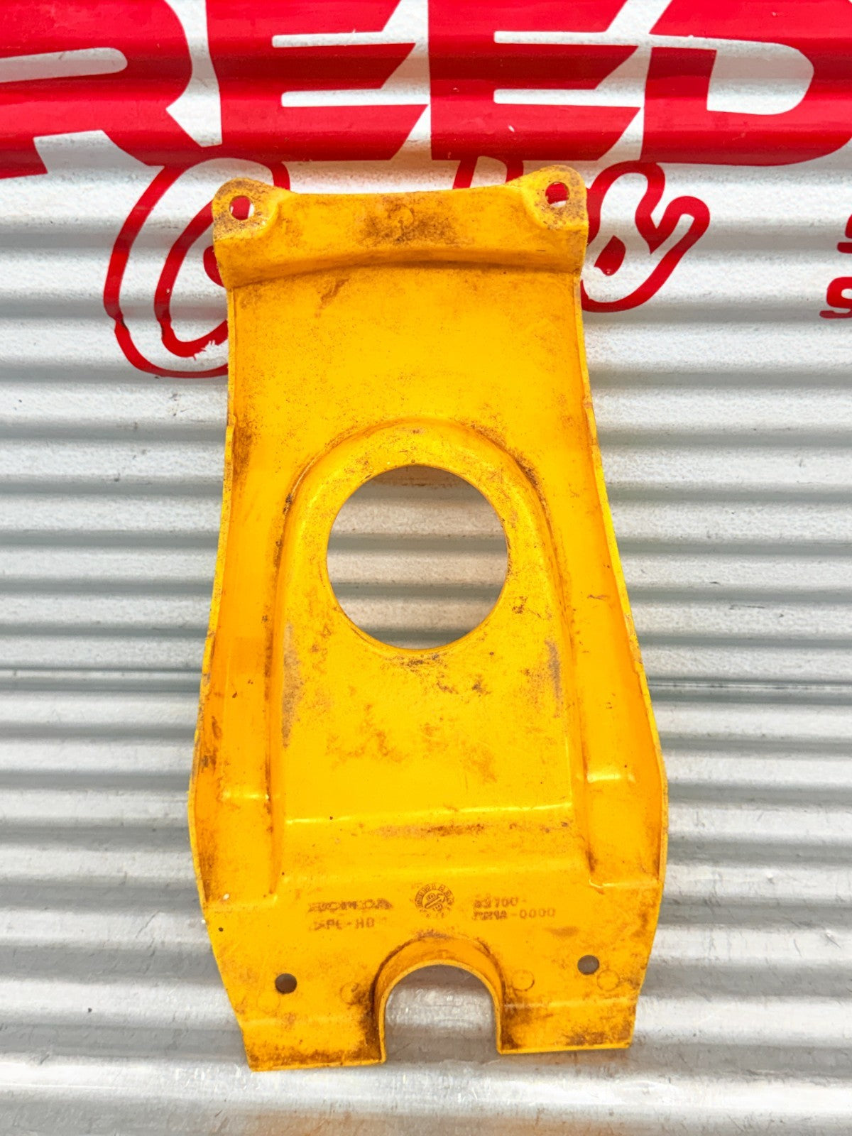 2001-2004 Honda TRX400EX Sportrax Yellow Fuel Tank Cover OEM 83700-HN1-000ZB