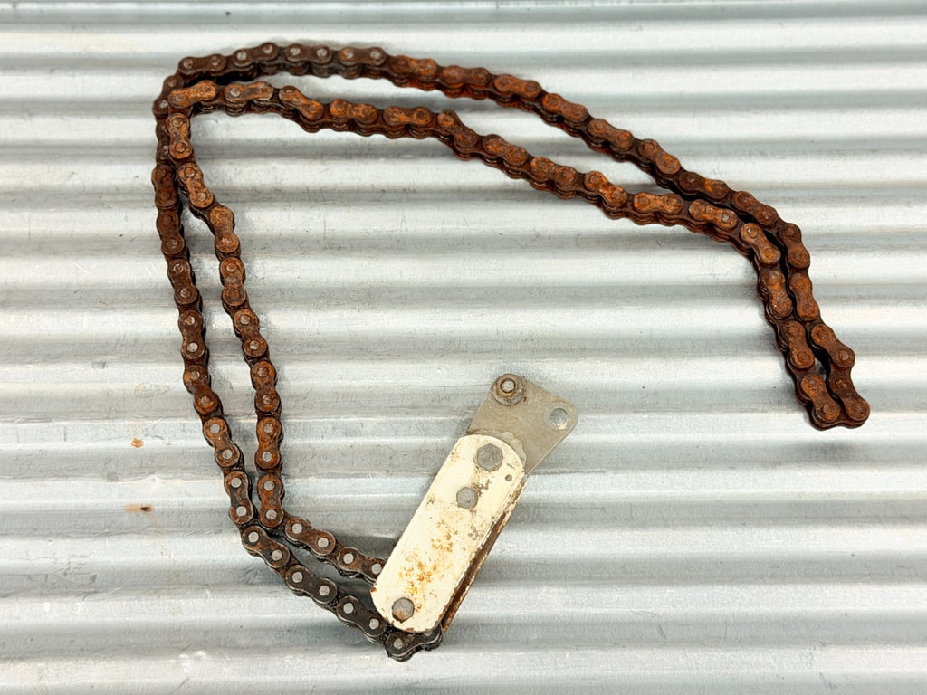 1984 Husqvarna WR 125 250 500 OEM Chain Guide Assembly w/ Drive Chain