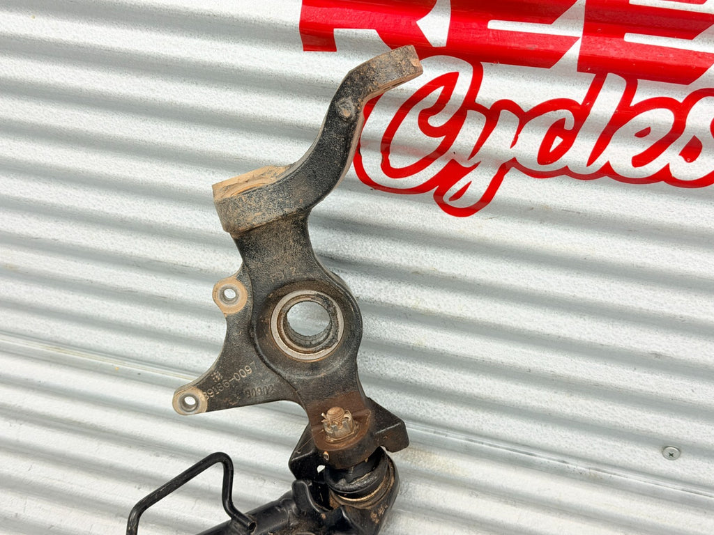 2010 Kawasaki Teryx 750 Right Front Knuckle & Upper A-Arm OEM 39186-0097