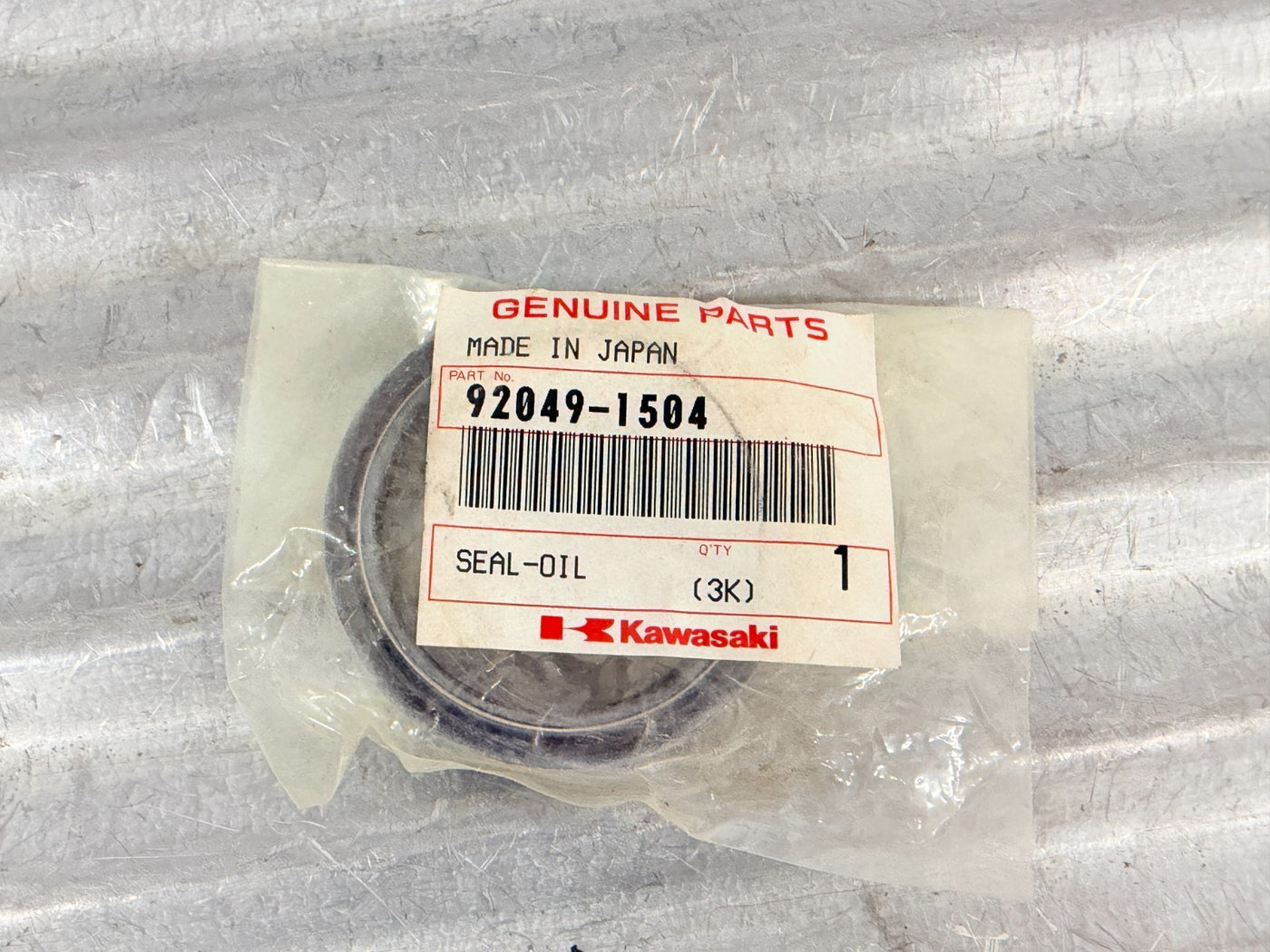 New OEM Kawasaki KX125 KX250 Front Fork Oil Seal 92049-1504