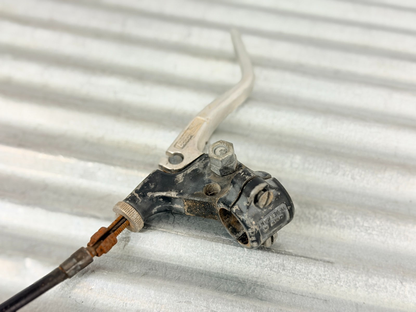 1984 Husqvarna CR WR XC OEM Brake Clutch Lever Perch Cable Assembly