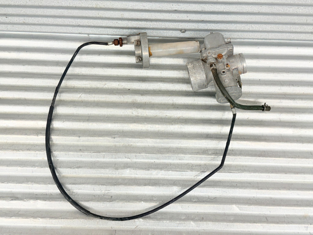 1984 Husqvarna CR WR XC OEM Carburetor Throttle Cable Housing Grip Assembly