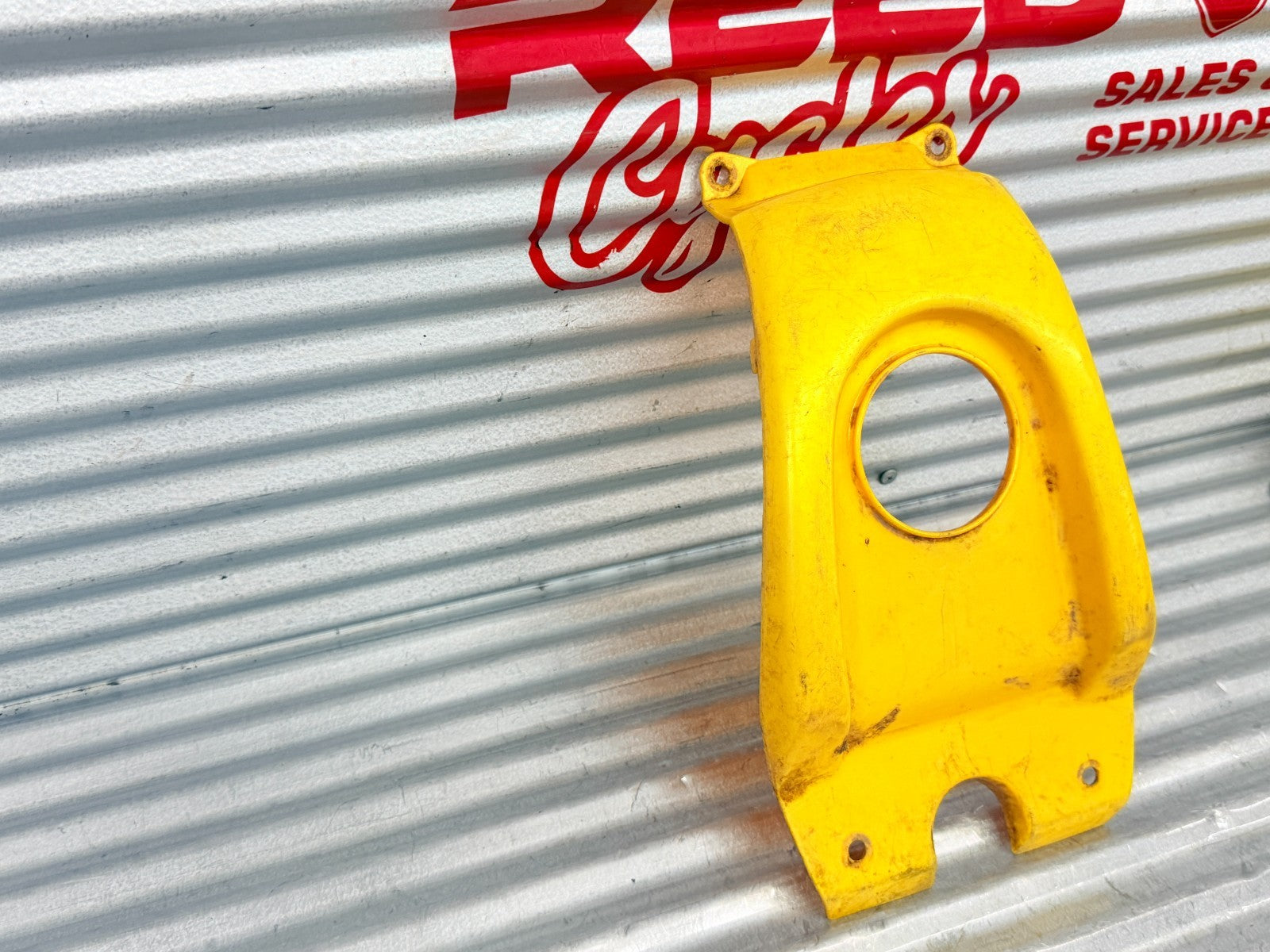 2001-2004 Honda TRX400EX Sportrax Yellow Fuel Tank Cover OEM 83700-HN1-000ZB