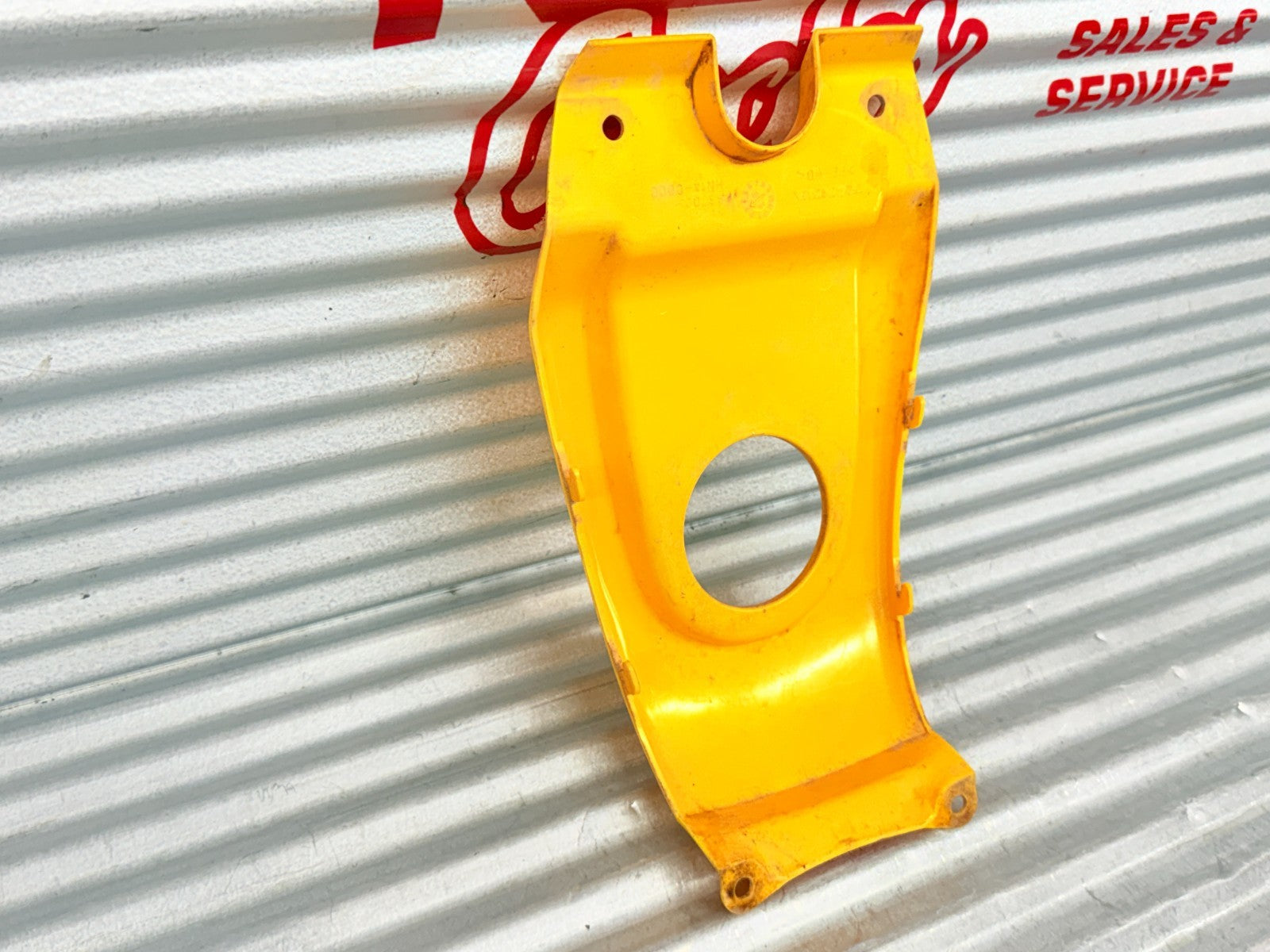 2001-2004 Honda TRX400EX Sportrax Yellow Fuel Tank Cover OEM 83700-HN1-000ZB
