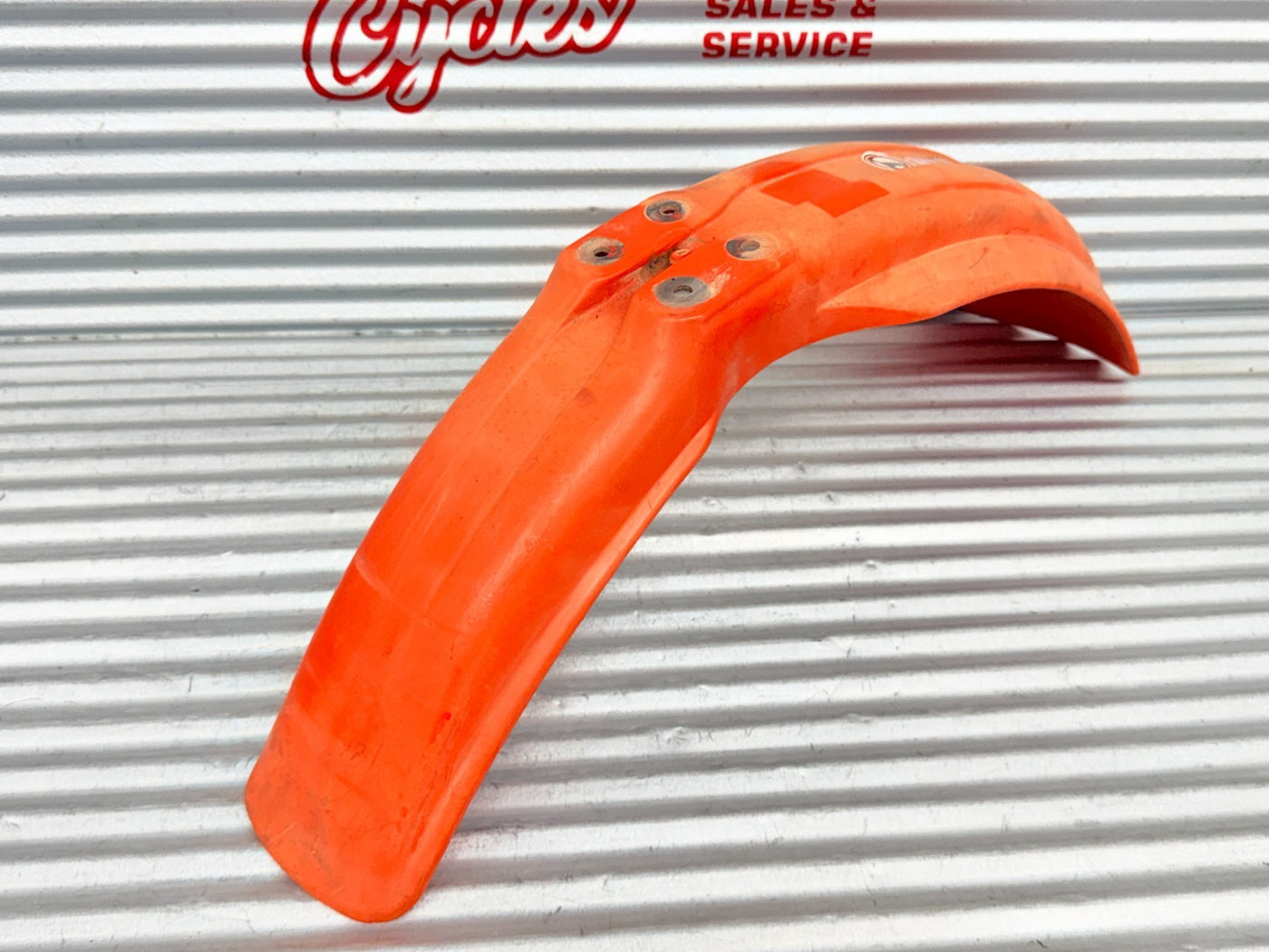 1983 Honda CR125R CR250R CR480R OEM Front Fender Flash Red 61100-KA3-710ZA
