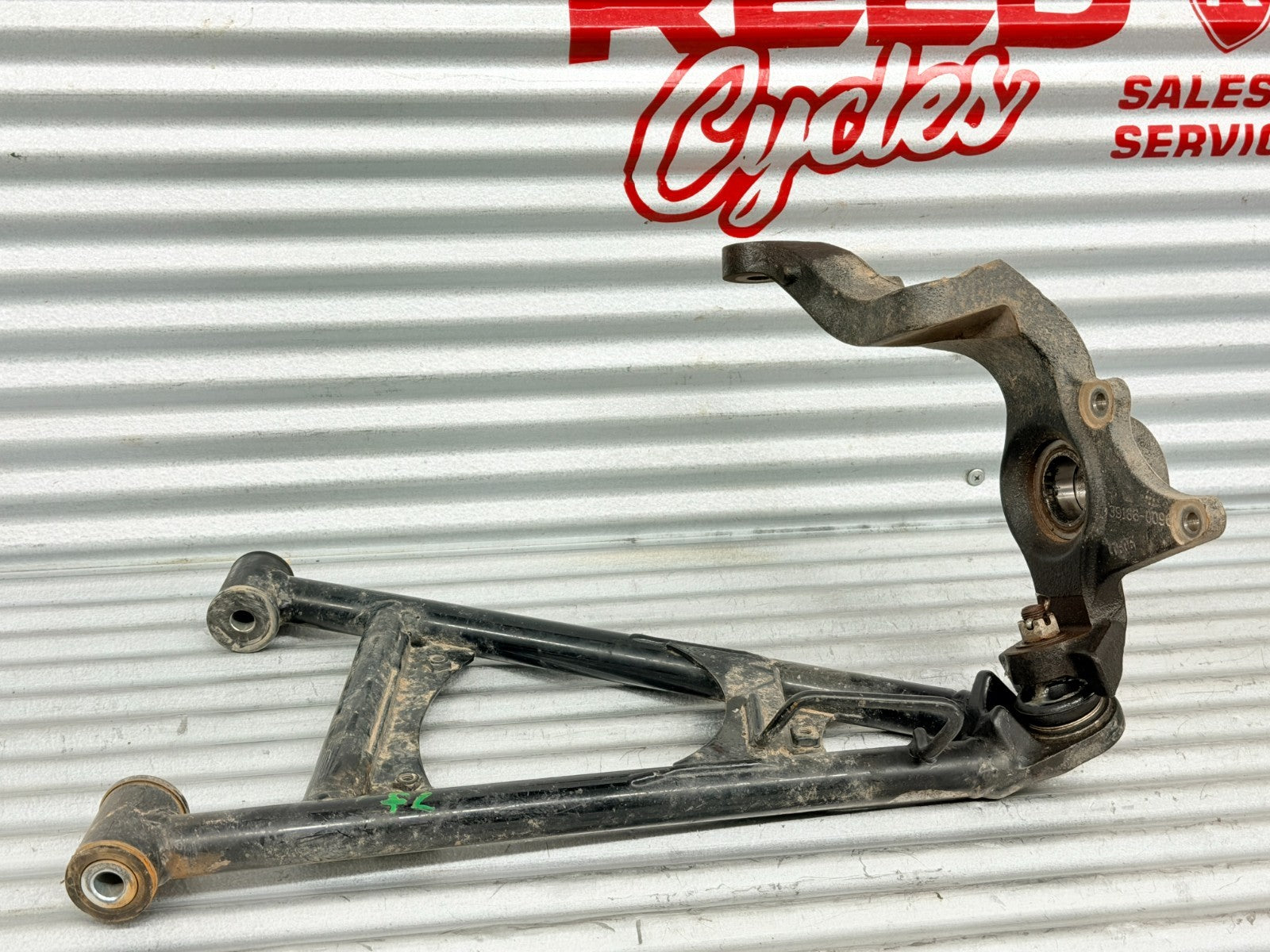 2010 Kawasaki Teryx 750 Left Front Knuckle with A-Arm OEM 39186-0096