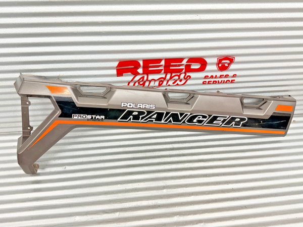 2018 Polaris Ranger XP 1000 RH Bed Box Trim Panel Gray Orange OEM 5454107-632