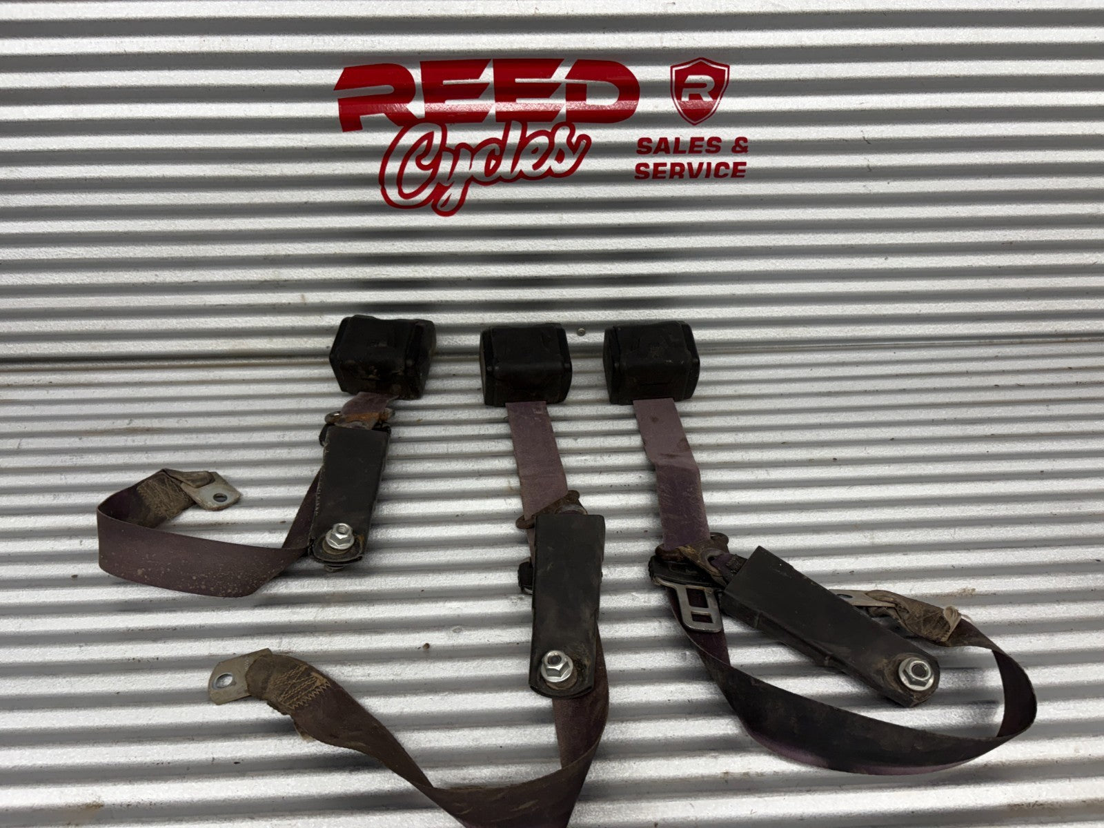 2014 Polaris Ranger 570 Crew EFI Seat Belts & Buckles Full Set OEM 2635049