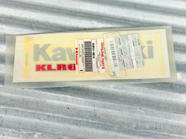 New OEM 2008 Kawasaki KLR650 Left Shroud Decal Graphic 56054-0014