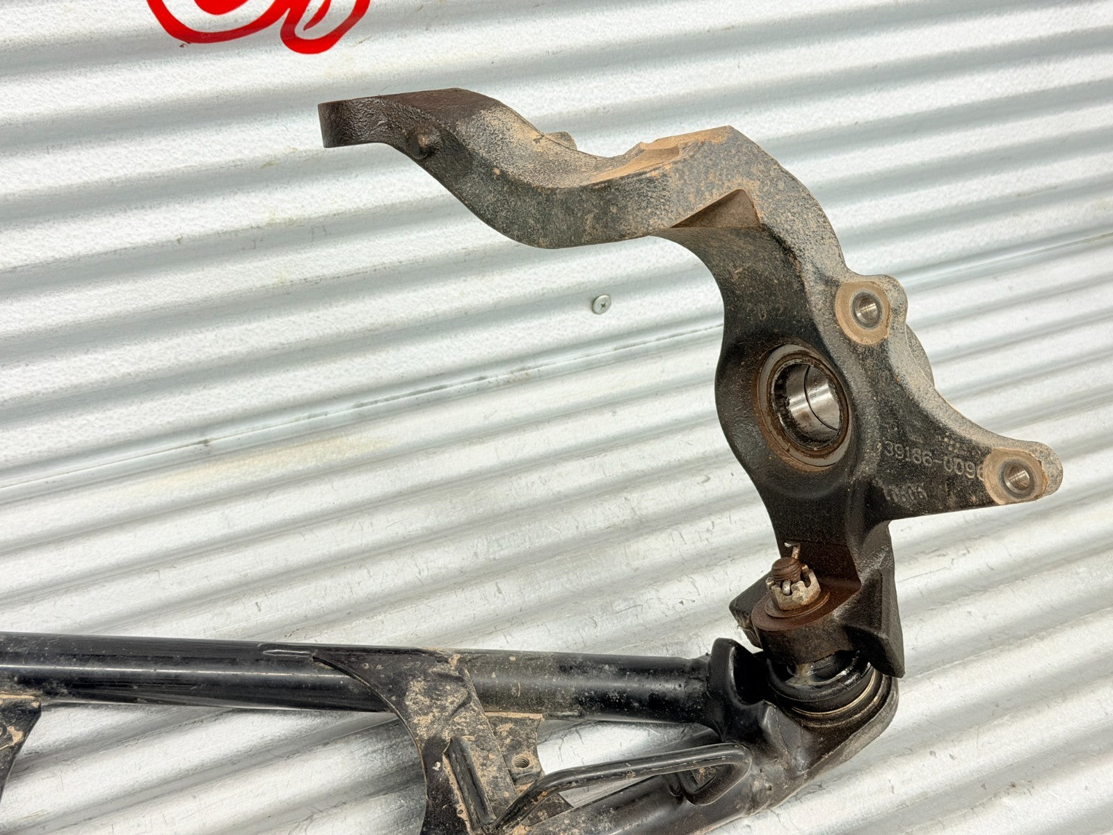 2010 Kawasaki Teryx 750 Left Front Knuckle with A-Arm OEM 39186-0096