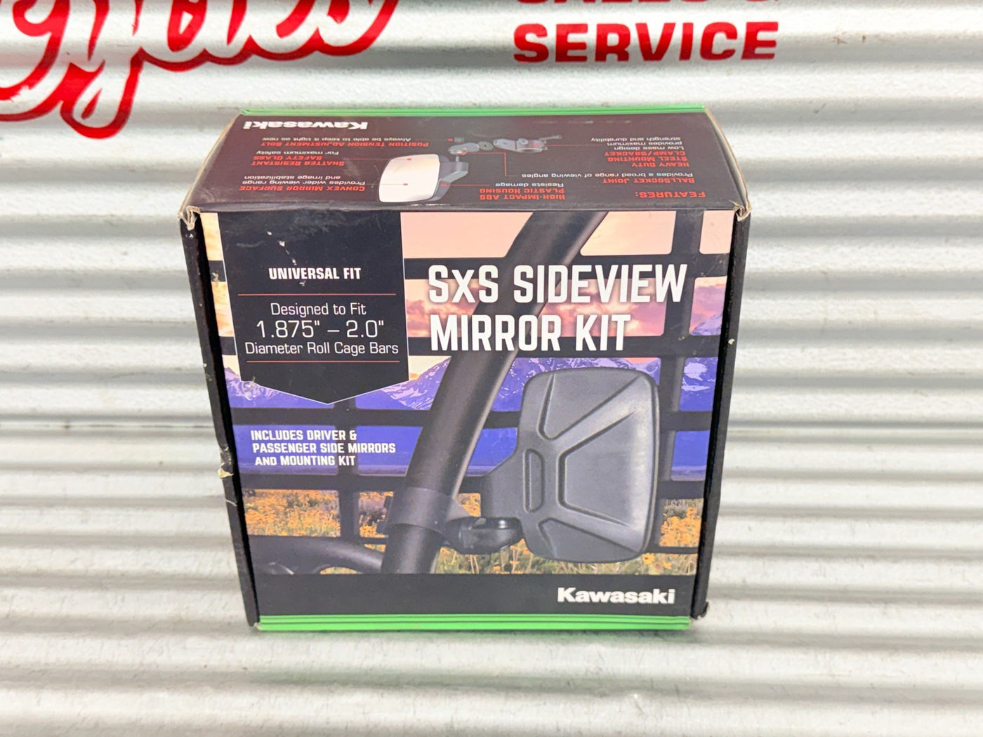 New OEM Kawasaki Mule PRO-FXT FX DXT DX SX Side Mirror Kit 99994-0855