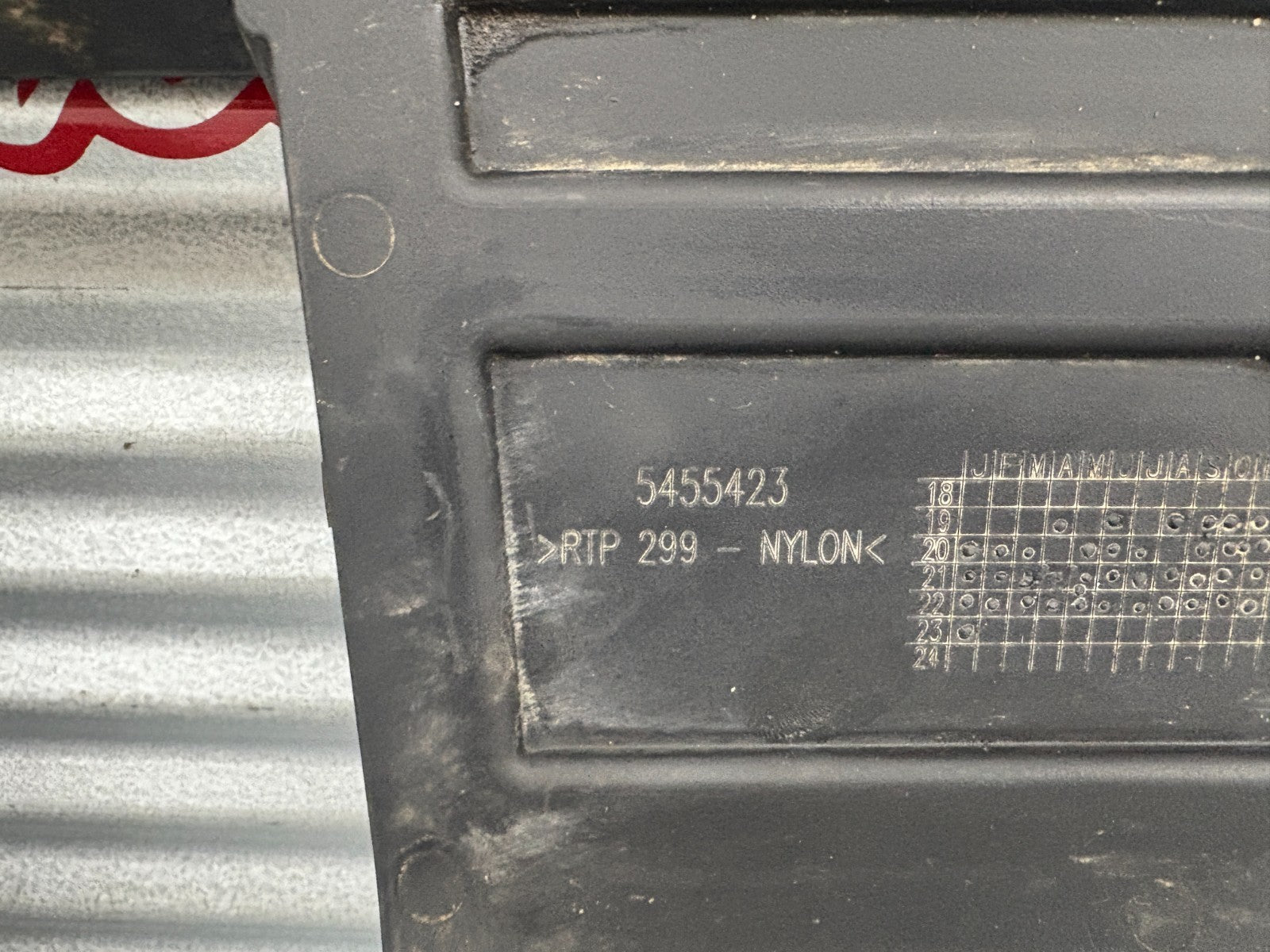 2023 Polaris RZR PRO XP Rear Lower Close Off Panel 2637422-070 OEM 5455423