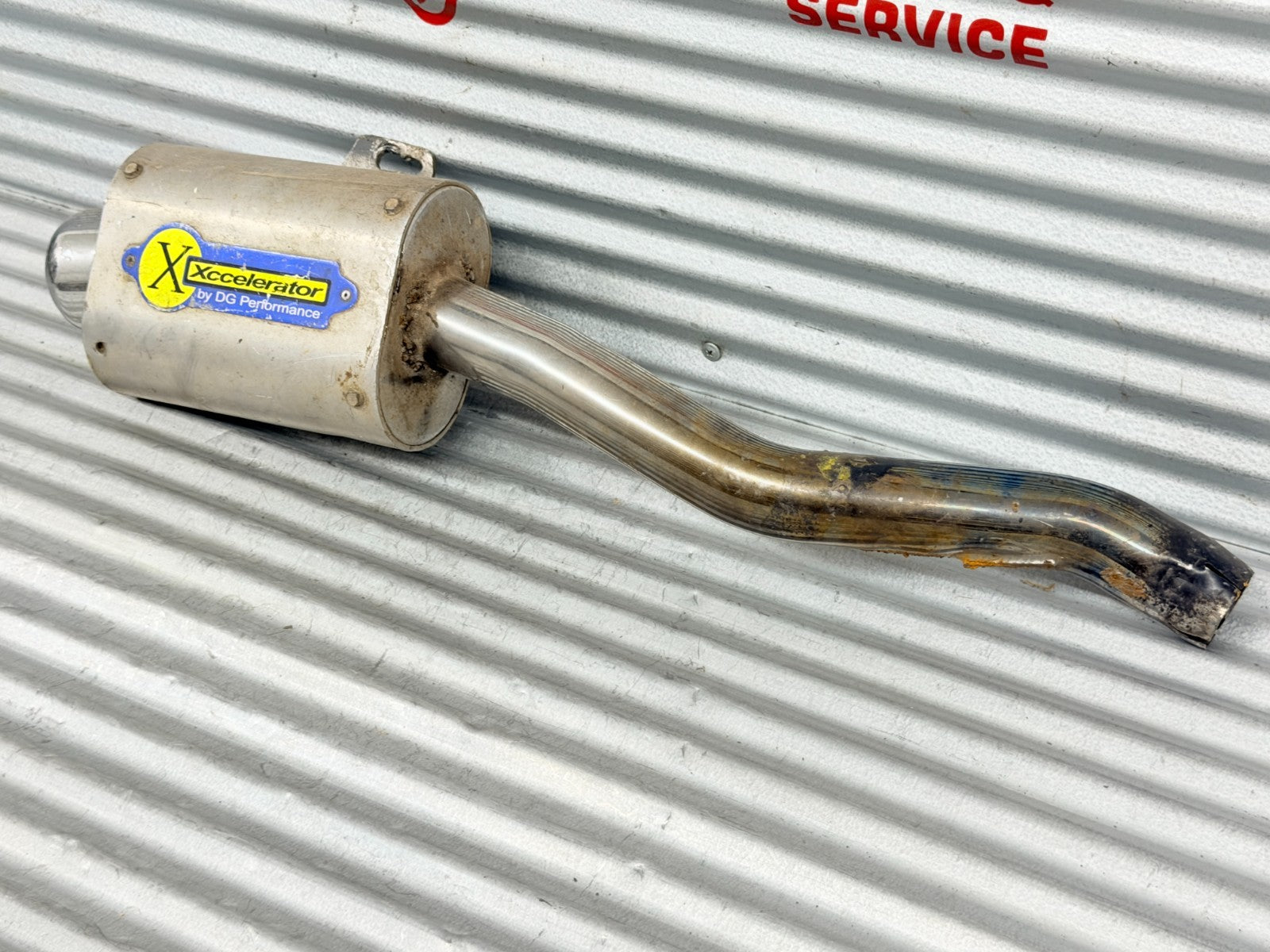 Honda TRX350EX Xccelerator DG Performance Exhaust Muffler Silencer Pipe