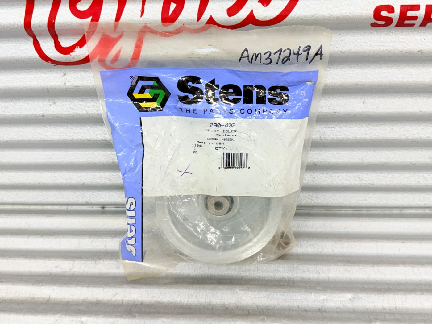 New Stens 280-402 Flat Idler Pulley Exmark 1-602501 John Deere TCA22982