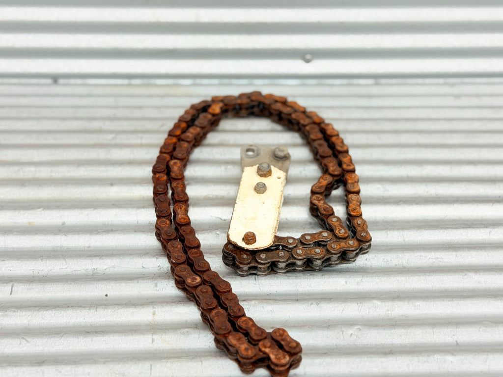 1984 Husqvarna WR 125 250 500 OEM Chain Guide Assembly w/ Drive Chain