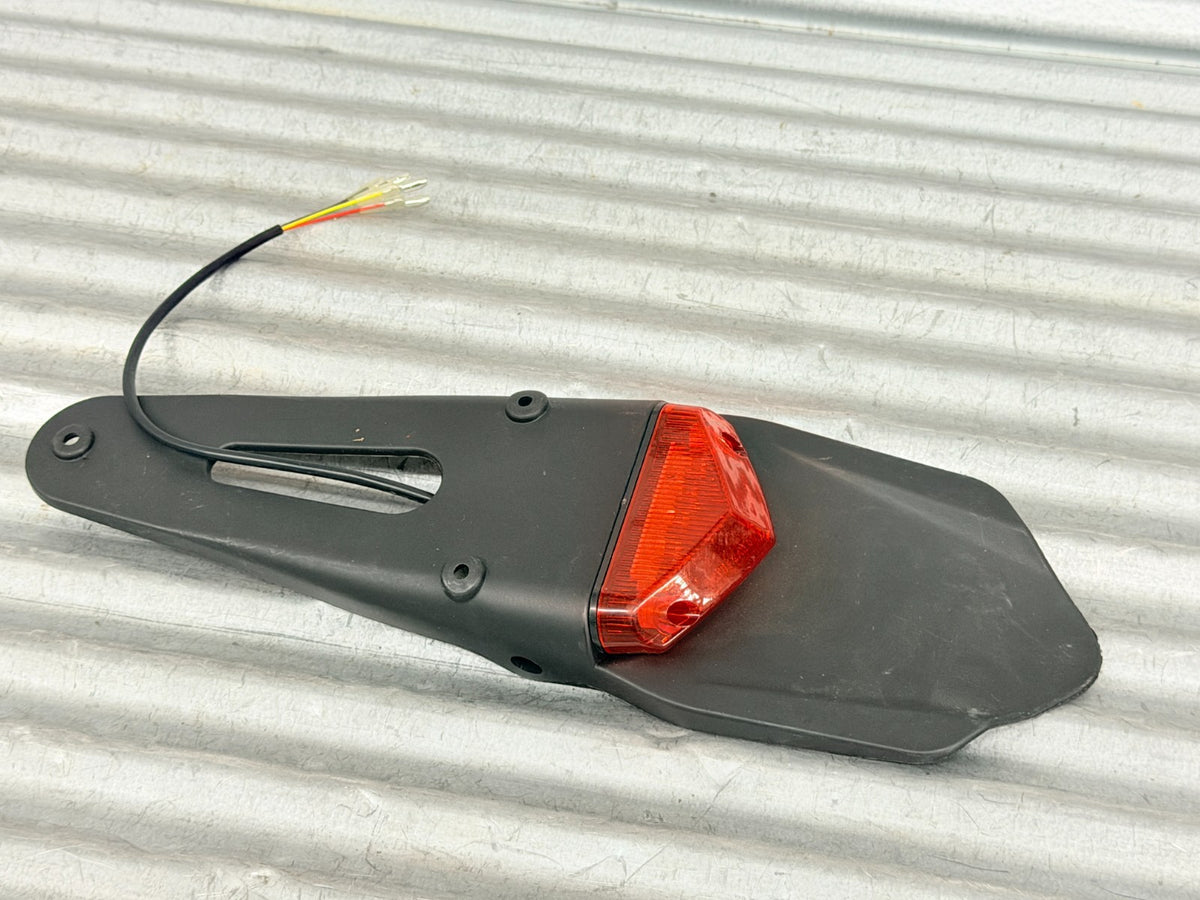 Universal 12V LED Rear Fender Brake Tail Light Dirt Bike Enduro Dual Sport