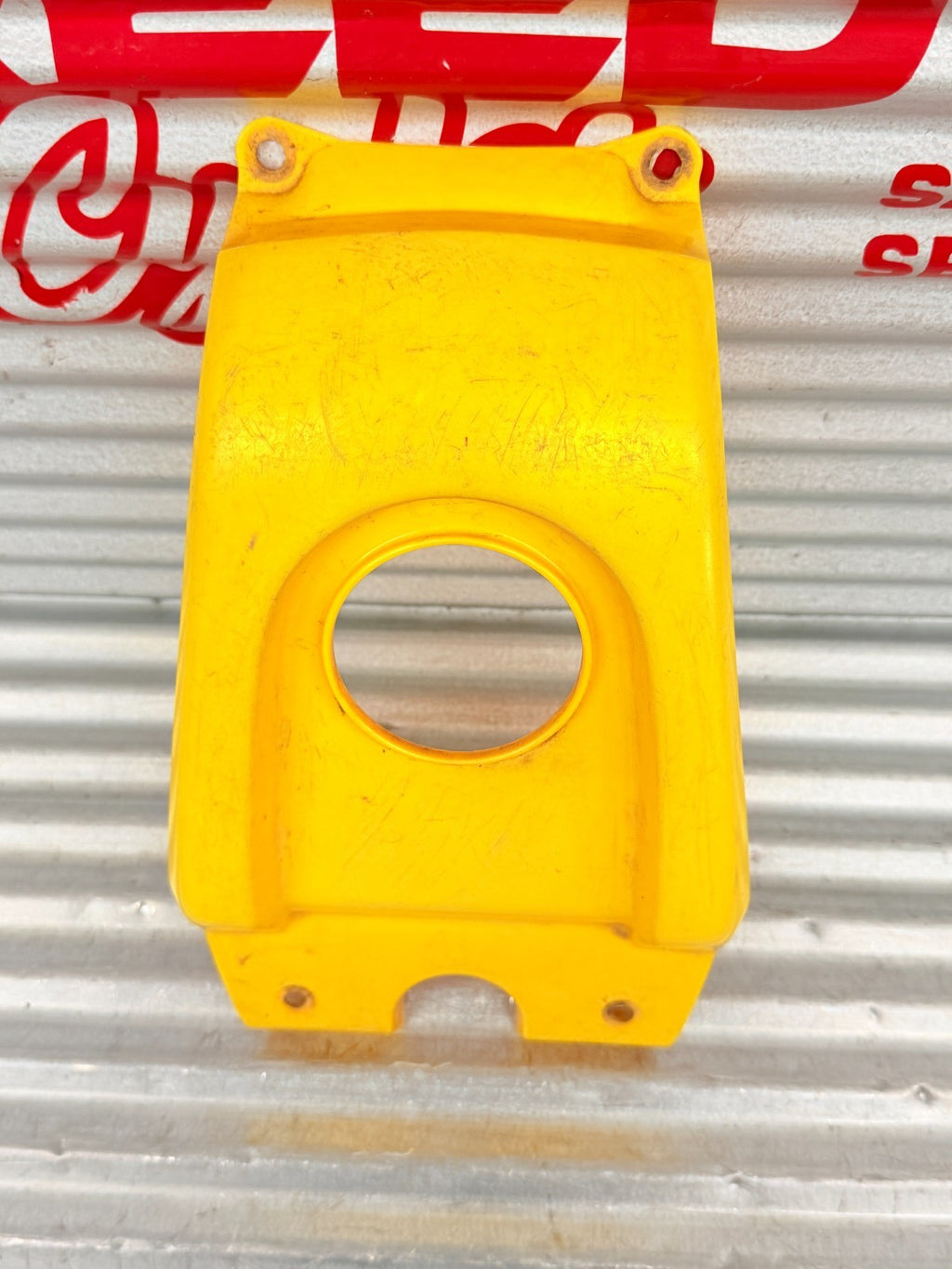 2001-2004 Honda TRX400EX Sportrax Yellow Fuel Tank Cover OEM 83700-HN1-000ZB