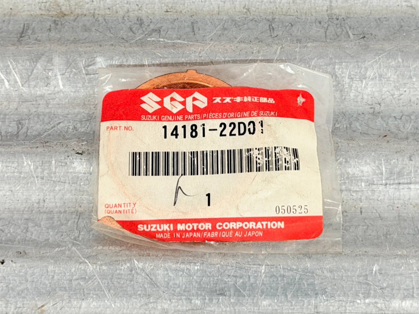 New OEM Suzuki SV650 DR650 DL650 Hayabusa Exhaust Pipe Gasket 14181-22D01