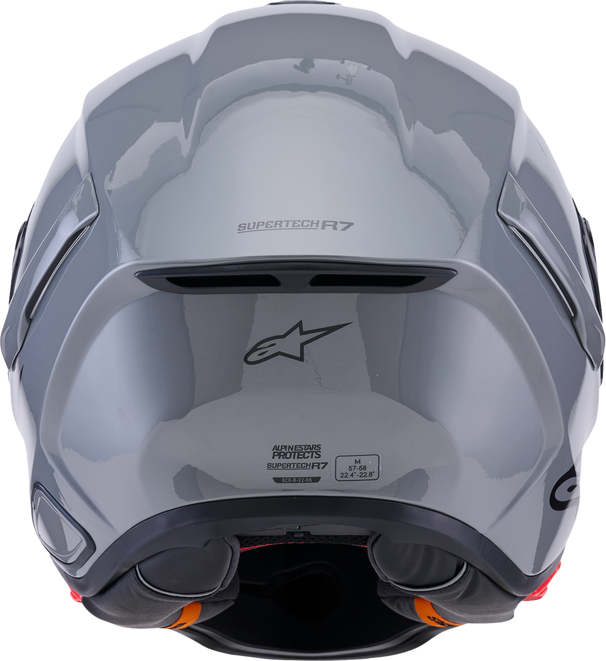 Adult - Alpinestars Supertech R7 Helmet - Gloss Gray